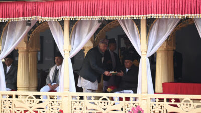 President Paudel attends Basanta Shrawan ritual