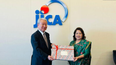 Foreign Minister Rana, JICA President hold meeting