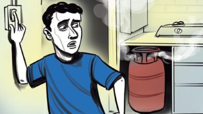 Siblings killed in fire incident due to LPG leakage