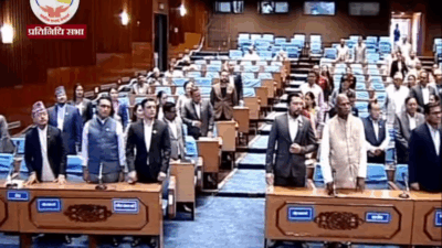 Opposition parties stall HoR proceedings, calling for Home Minister’s resignation