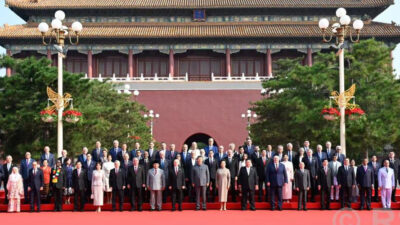 PM Oli attends Special Military Parade in China