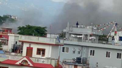President’s Office also set on fire