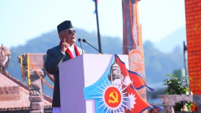 KP Sharma Oli wins UML chairperson