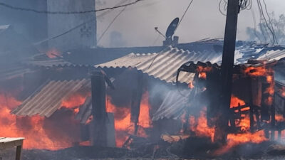 Twelve houses gutted in fire in Nawalparasi