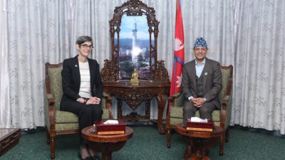 Swiss Ambassador pays courtesy call on Speaker Aryal