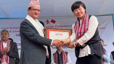 China Chongqing-Nepal Vegetable Training Center launched in Lalitpur