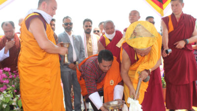Construction of Bhutanese monastery begins in Lumbini