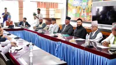 All-party meeting underway at Singha Durbar