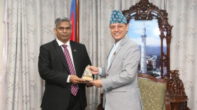 Bangladeshi Ambassador pays courtesy call on Speaker Aryal