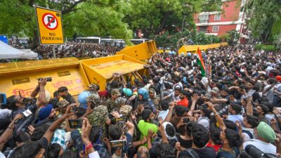 CJP protest triggers widespread clashes across central Delhi