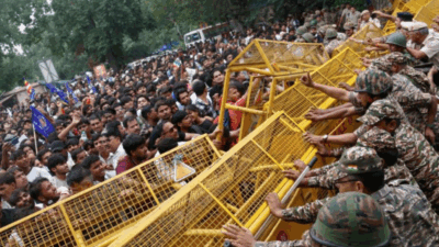 Indian opposition protests after Delhi police crackdown on students