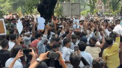 Celebrations at Delhi protest site after minister resigns