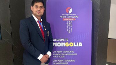 Bablu Shiwakoti selected as Asian games Taekwondo official