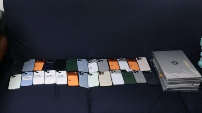 Police seizes smuggled electronics, tobacco at airport