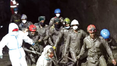 Four bodies recovered from flood-hit Chilime Tunnel