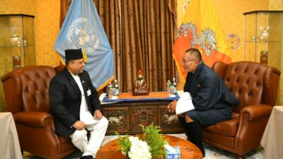 Nepal, Bhutan discuss stronger climate cooperation in New York