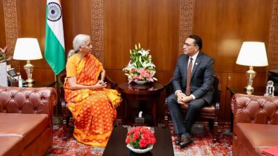 Finance Ministers Wagle, Sitharaman hold talks in Delhi