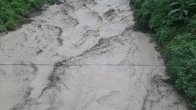 Landslide blocks Kimrung river, downstream areas alerted