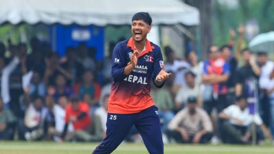 Nepal crush Oman by 87 runs, reach final