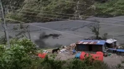 Flood sweeps away 35 homes in riverside villages