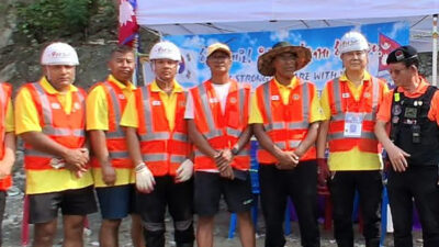South Korean volunteers join flood recovery efforts in Nepal’s Nuwakot